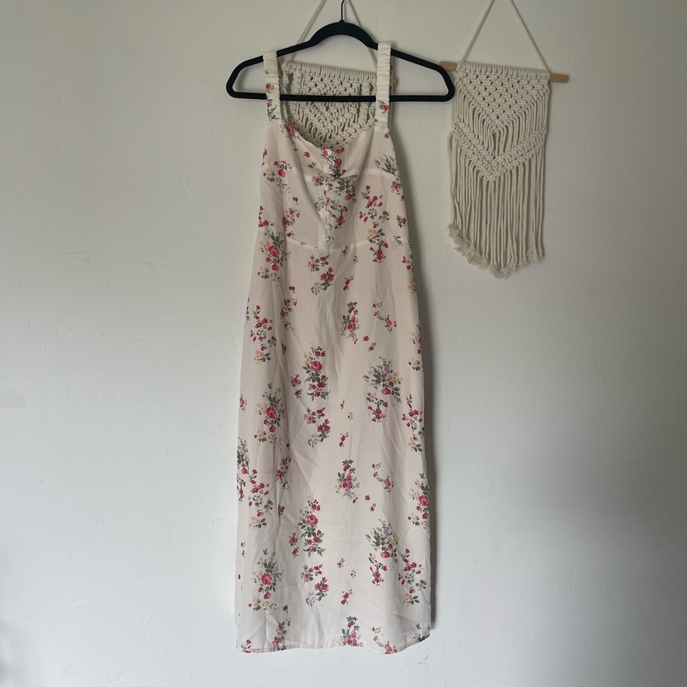 Rihoas Floral Midi Dress